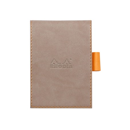 Rhodia Notepad cover + notepad N°11 quaderno per scrivere A7 80 fogli Grigio talpa (118204C)