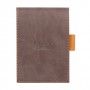 Rhodia Notepad cover + notepad N°11 quaderno per scrivere A7 80 fogli Cioccolato (118203C)