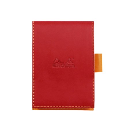Rhodia Notepad cover + notepad N°11 quaderno per scrivere A7 80 fogli Rosso (118213C)