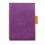 Rhodia Notepad cover + notepad N°11 quaderno per scrivere A7 80 fogli Porpora (118110C)