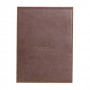 Rhodia Notepad cover + notepad N°12 quaderno per scrivere 80 fogli Cioccolato (128203C)