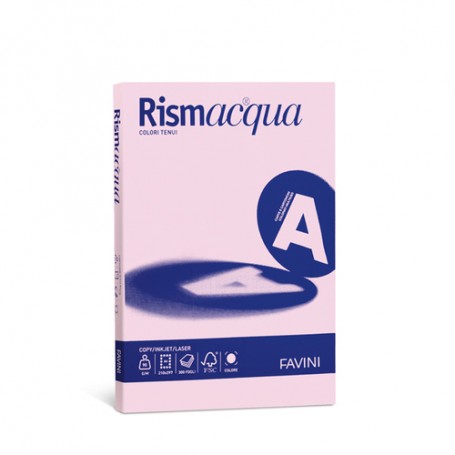 Favini Rismacqua carta inkjet A4 (210x297 mm) 200 fogli Rosa (A65S204)