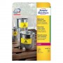 Avery L6103-20 etichetta autoadesiva Rettangolo Permanente Giallo 960 pz (L6103-20)