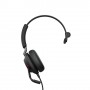 Jabra Evolve2 40, MS Mono Cuffia Padiglione auricolare USB tipo A Nero (24089-899-999)