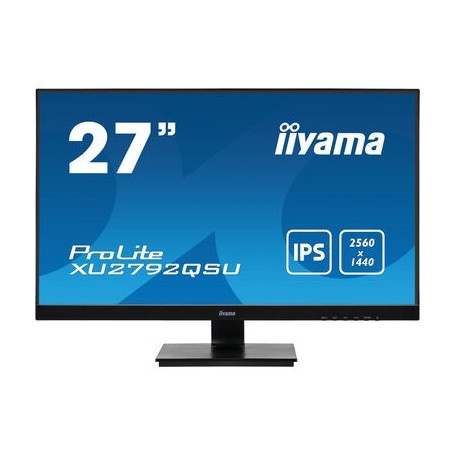 iiyama ProLite XU2792QSU-B1 monitor piatto per PC 68,6 cm (27") 2560 x 1440 Pixel WQXGA LED Nero (XU2792QSU-B1)