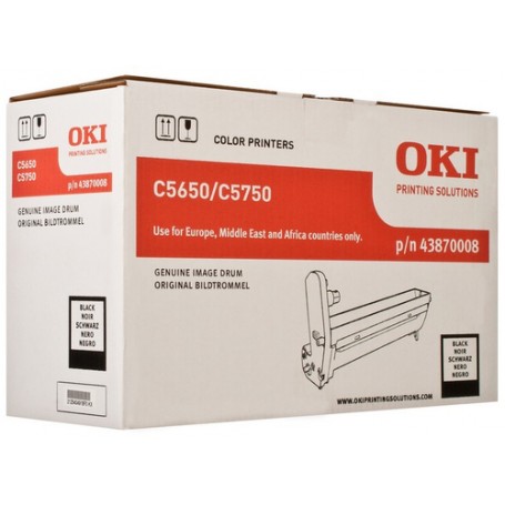OKI Black image drum for C5650/5750 Originale (43870008)