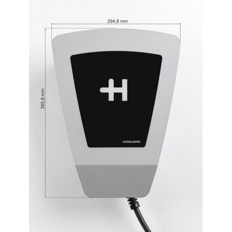 Wallbox Heidelberg, con cavo di ricarica, 16 A, 230 V/400 V/AC, 11kW (CAVO ESCLUSO) (m2212)