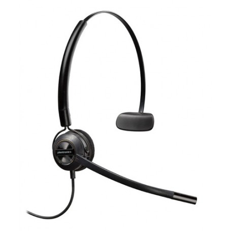 POLY EncorePro HW540 Auricolare Cablato A clip, A Padiglione, Passanuca Ufficio Nero (88828-02)