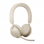 Jabra Evolve2 65, UC Stereo Cuffia Padiglione auricolare USB tipo-C Bluetooth Beige (26599-989-998)