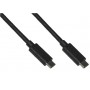 LINK CAVO CONNETTORE TIPO C USB 3.1 GEN 2 MASCHIO-MASCHIO 10 GBPS SUPERSPEED+ MT 1 IN RAME, SCHERM (LKC3110)
