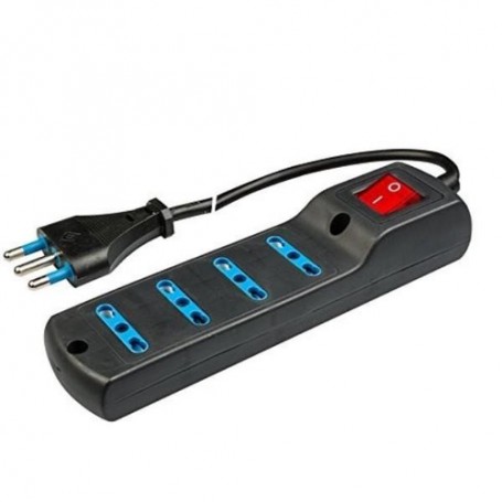 Redline RDL5919 prolunghe e multiple 1,5 m 4 presa(e) AC Interno Nero (RDL5919)
