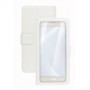 Celly Unica View custodia per cellulare 14 cm (5.5") Custodia a libro Bianco (UNICAVIEWXXLWH)