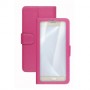 Celly Unica View custodia per cellulare 12,7 cm (5") Custodia a libro Rosa (UNICAVIEWXLPK)