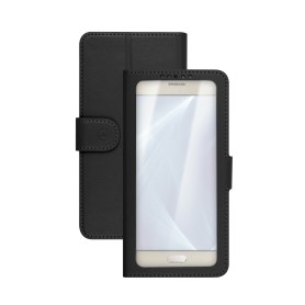 Celly Unica View custodia per cellulare 14 cm (5.5") Custodia a libro Nero (UNICAVIEWXXLBK)