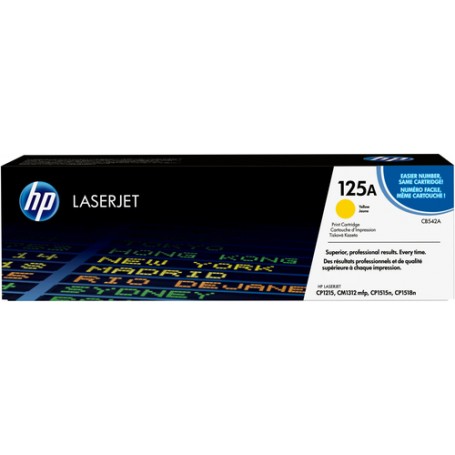 HP Cartuccia Toner originale giallo LaserJet 125A (CB542A)