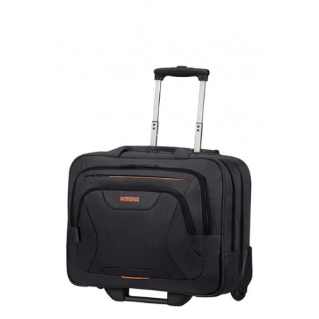 American Tourister At Work borsa per notebook 39,6 cm (15.6") Valigetta ventiquattrore Nero, Arancione (88533-1070)