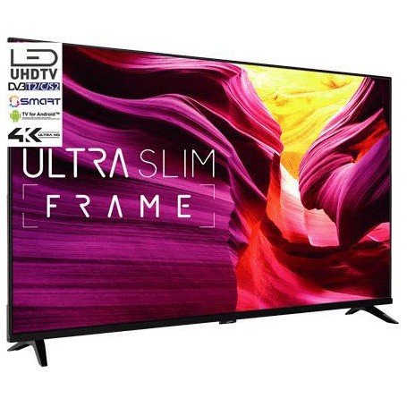 ALL STAR Smart TV 55 Pollici 4K Ultra HD Android TV Televisore LED Wifi - ASSTV554K (ASSTV554K_PROMO)