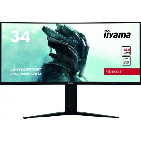 iiyama G-MASTER GB3466WQSU-B1 LED display 86,4 cm (34") 3440 x 1440 Pixel UltraWide Quad HD Nero (GB3466WQSU-B1)