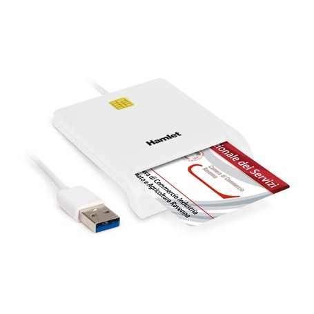 Hamlet HUSCR30 lettore di card readers Interno USB 3.2 Gen 1 (3.1 Gen 1) Bianco (HUSCR30)