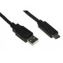 LINK CAVO USB 2.0 "A" MASCHIO TIPO C MT 1 COLORE NERO PVC NICHEL PLATING BLACK 28+24AWG BC CONDUCTOR (LKC2010H)