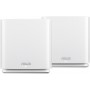 ASUS ZenWiFi AC (CT8) router wireless Gigabit Ethernet Banda tripla (2.4 GHz/5 GHz/5 GHz) 4G Bianco (90IG04T0-MO3R40)