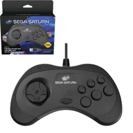 Retro-Bit RET00132 periferica di gioco Nero USB Gamepad Digitale MAC, Nintendo Switch, PC, Playstation 3 (1038501)