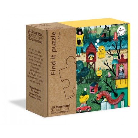 Clementoni Find it puzzle - Come into my garden Puzzle da pavimento 60 pz (16219C)