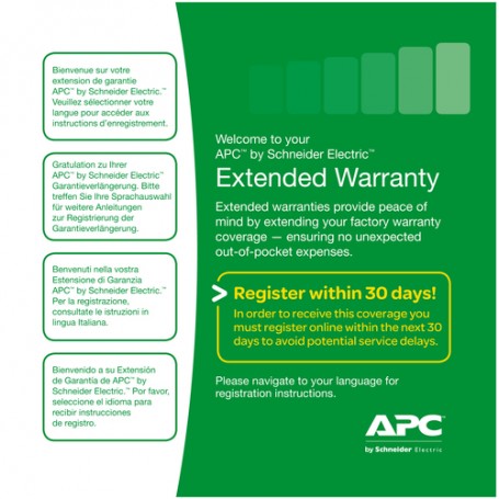 APC Service Pack 3 Year Extended Warranty (WBEXTWAR3YR-SP-01)