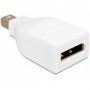 DeLOCK DisplayPort Mini M/FM DP Mini M DP FM Bianco (65239)