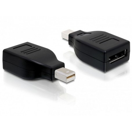 DeLOCK Displayport Adapter Displayport mini M Displayport FM Nero (65238)