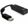 DeLOCK 61849 cavo e adattatore video 0,125 m DisplayPort M 19-p HDMI F Nero (61849)