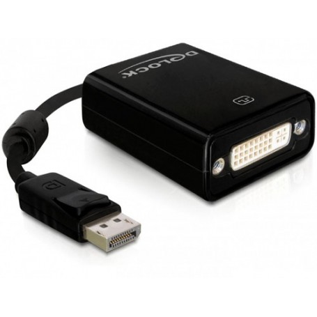 DeLOCK 61847 cavo e adattatore video 0,125 m DisplayPort M DVI-I F Nero (61847)