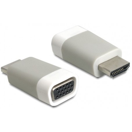 DeLOCK 65472 adattatore per inversione del genere dei cavi HDMI-A VGA Bianco (65472)