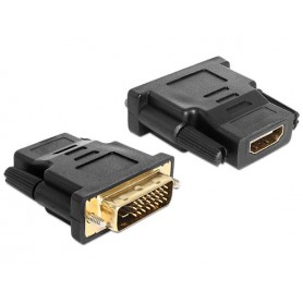 DeLOCK 65466 adattatore per inversione del genere dei cavi DVI 24+1 HDMI Nero (65466)