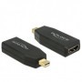 DeLOCK 65581 adattatore per inversione del genere dei cavi mini Displayport 1.2 HDMI Nero (65581)