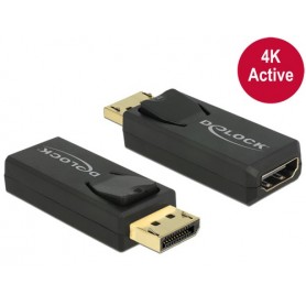 DeLOCK 65573 adattatore per inversione del genere dei cavi Displayport 1.2 HDMI Nero (65573)