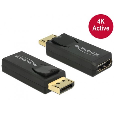 DeLOCK 65573 adattatore per inversione del genere dei cavi Displayport 1.2 HDMI Nero (65573)