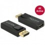 DeLOCK 65573 adattatore per inversione del genere dei cavi Displayport 1.2 HDMI Nero (65573)