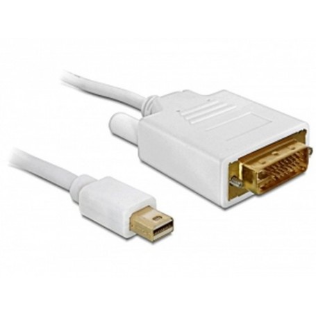 DeLOCK Kabel mini Displayport  DVI 24pin male 1m mini Displayport 20pin DVI-I 24 Bianco (82641)