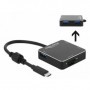 DeLOCK 64042 hub di interfaccia USB 3.2 Gen 1 (3.1 Gen 1) Type-A 5000 Mbit/s Nero (64042)