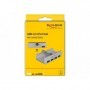 DeLOCK 64046 hub di interfaccia USB 3.2 Gen 1 (3.1 Gen 1) Type-A 5000 Mbit/s Argento (64046)