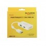 DeLOCK 0.16m DisplayPort/VGA+HDMI+DVI-D 0,16 m VGA (D-Sub)+ HDMI + DVI Bianco (62655)