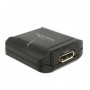 DeLOCK 11464 adattatore per inversione del genere dei cavi Displayport 20 pin, DC 5V Displayport 20 pin Nero (11464)