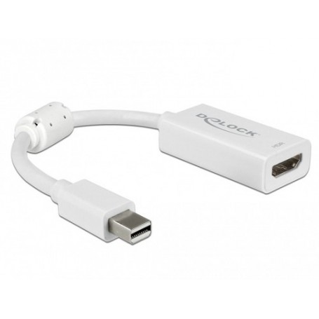 DeLOCK 63935 cavo e adattatore video 0,1 m Mini DisplayPort HDMI Bianco (63935)