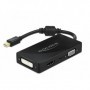 DeLOCK 62073 hub di interfaccia USB 2.0 Type-B Nero (62073)
