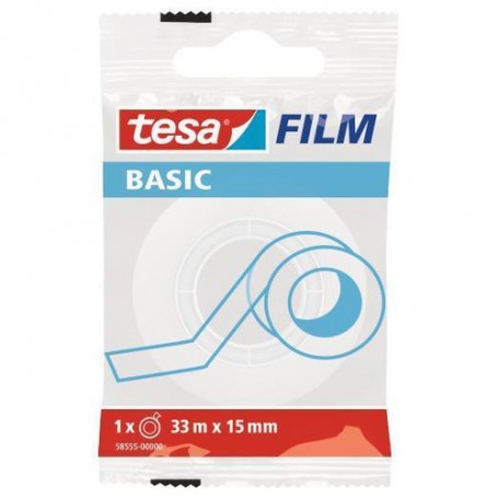 TESA Basic 33 m Trasparente 1 pz (58555-00000-00)
