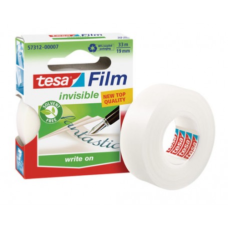 TESA Invisible 33mx19mm 33 m Trasparente 1 pz (57312-00007-02)