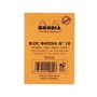 Rhodia Head stapled pad N°10 quaderno per scrivere 80 fogli Arancione (10600C)