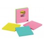 Post-It Super Sticky 675-3SSMIA sticker decorativi Carta Blu, Rosa, Giallo Rimovibile 3 pz (6413A)