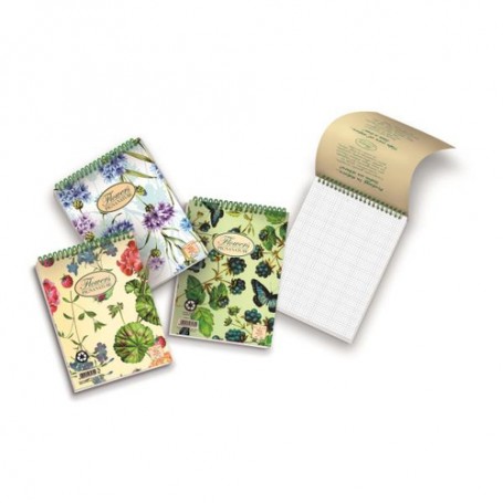 Pigna Flowers quaderno per scrivere A5 25 fogli Multicolore (0222172)